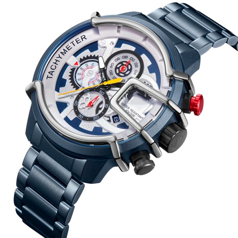 Reloj G-force Original H3911g Cronografo + Estuche